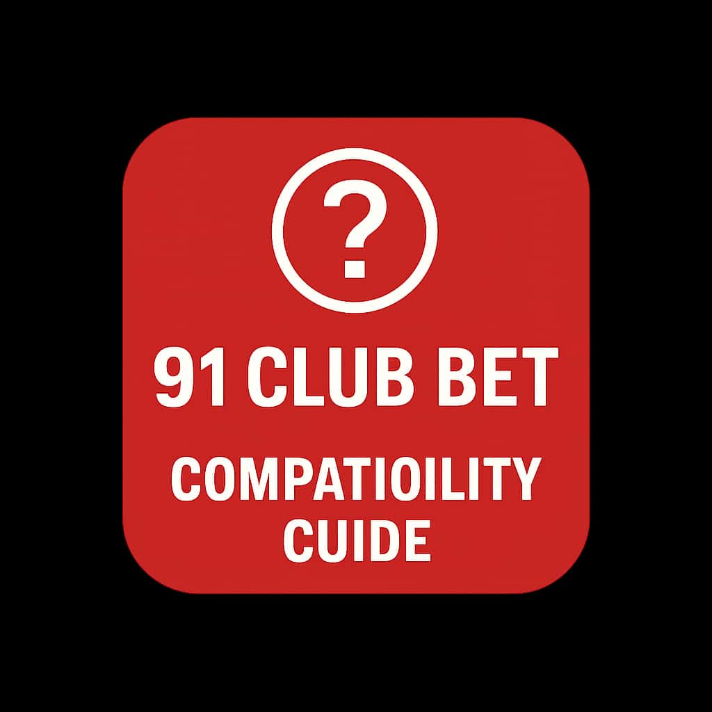 Minimalistic icon for 91 Club Bet Compatibility Guide.
