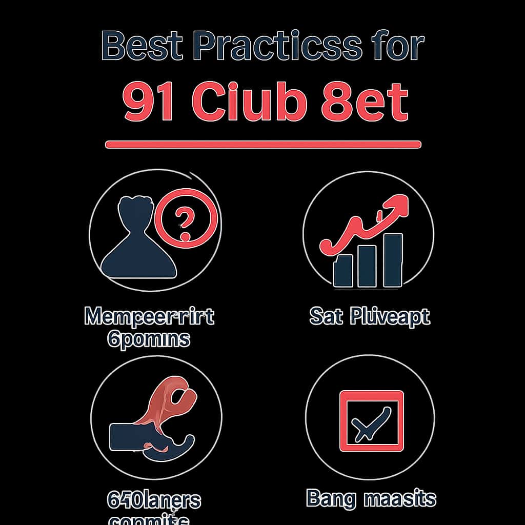 Diagram illustrating Best Practices for 91 Club Bet.