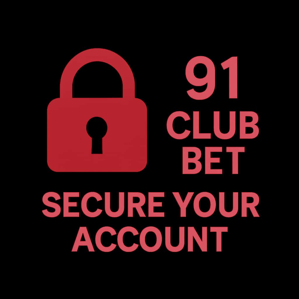 Icon representing the 91 Club Bet account security.